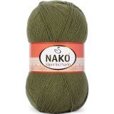 Пряжа Nako SUPER INCI NARIN 4234 хаки (5 мотков)