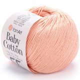 Пряжа Yarnart BABY COTTON 412 яр.персик (5 мотков)