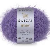 Пряжа Gazzal TEDDY 6550 лиловый (5 мотков)