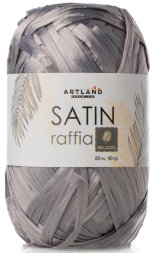 Пряжа Artland SATIN RAFFIA серый металлик