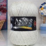 Пряжа Color City ЛАЙКА 250 29902 бело/серый (10 мотков)