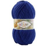 Пряжа Alize SOFTY PLUS 360 синий (5 мотков)