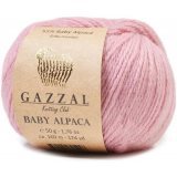 Пряжа Gazzal BABY ALPACA 46007 розовый (5 мотков)