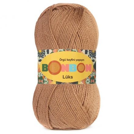 Пряжа Nako BONBON LUKS 98226 верблюжий (5 мотков)