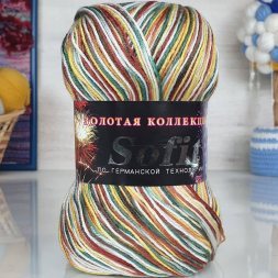 Пряжа Color City СОФИТ 951 терр/зел/желт (5 мотков)