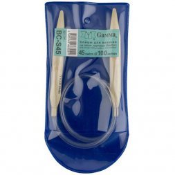 Спицы круговые бамбук Gamma 45 см, № 10.0