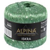Пряжа Alpina ISKRA 10 св.зеленый (4 мотка)