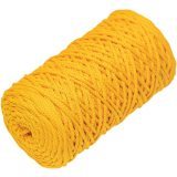 Шнур полиэфирный 3мм M&amp;h 062 желтый (1 моток)