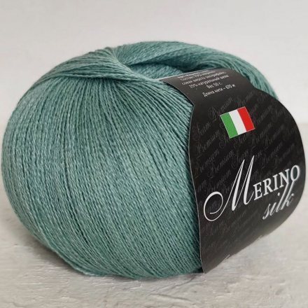Пряжа Seam MERINO SILK 50 мятно зеленый (2 мотка)