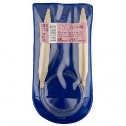 Спицы круговые бамбук Gamma 45 см, № 12.0