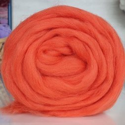 Гребенная лента (топс) 068 апельсин