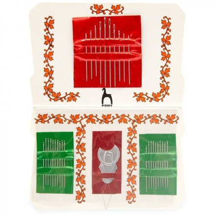 Иглы бытовые в футляре-книжка Pony 30 шт