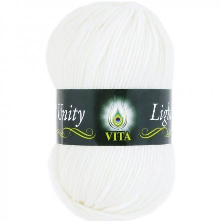 Пряжа Vita UNITY LIGHT 6001 белый (1 моток)