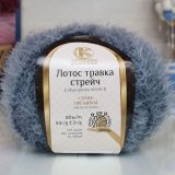Пряжа Камтекс ЛОТОС ТРАВКА СТРЕЙЧ 169 серый (10 мотков)