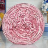 Пряжа Рассказовская АНГОРКА МЕЛАНЖ 08-1 коралл/пудра/бел (2 мотка)