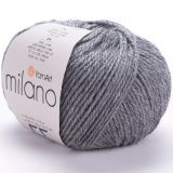 Пряжа Yarnart MILANO 868 серый (10 мотков)