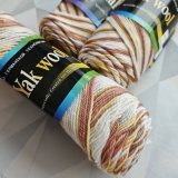 Пряжа Color City ЯК ВУЛ 961 лим/беж (5 мотков)