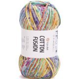 Пряжа Yarnart COTTON FUSION 3653 радуга (5 мотков)