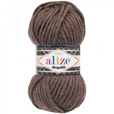 Пряжа Alize SUPERLANA MEGAFIL 240 кофе с молоком (5 мотков)