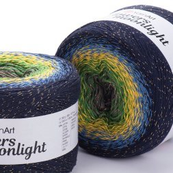 Пряжа Yarnart FLOWERS MOONLIGHT 3250 принт (2 мотка)