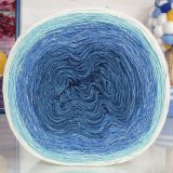 Пряжа Рассказовская АНГОРКА КОЛОР 06-3 бел/бирюз/гол/джинс (2 мотка)