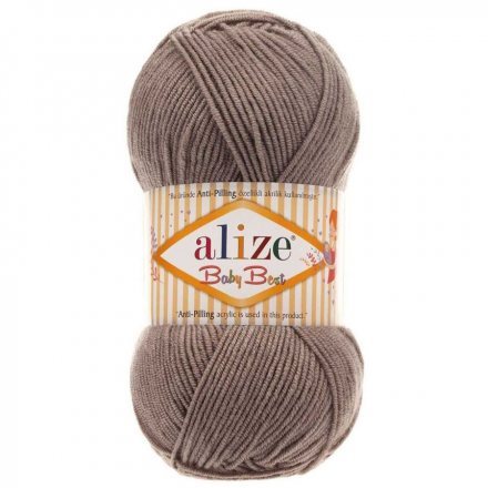 Пряжа Alize BABY BEST 534 какао (5 мотков)