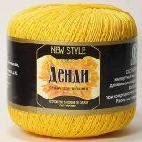 Пряжа Камтекс ДЕНДИ 104 желтый (10 мотков)