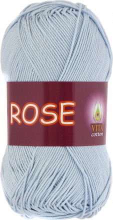 Пряжа Vita cotton ROSE 3949 св.голубой