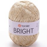 Пряжа Yarnart BRIGHT 101 св.золото (6 мотков)