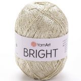 Пряжа Yarnart BRIGHT 101 св.золото (6 мотков)