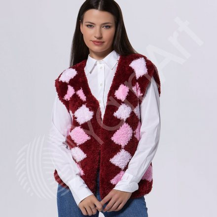 Пряжа Yarnart FABLE FUR 978 фуксия (5 мотков)