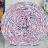 Пряжа Рассказовская АНГОРКА МЕЛАНЖ 01-2 бел/голубой/розовый (2 мотка)