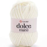 Пряжа Yarnart DOLCE MAXI 745 молочный (2 мотка)