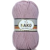 Пряжа Nako SUPERLAMBS 25 12647 дым.сиреневый (5 мотков)
