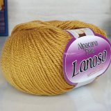 Пряжа Lanoso ALPACANA FINE 910 горчица (5 мотков)