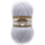 Пряжа Alize ANGORA GOLD 632 св.серый (5 мотков)