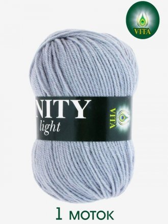 Пряжа Vita UNITY LIGHT 6007 св.серый (1 моток)