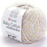 Пряжа Yarnart BABY COTTON MULTICOLOR 5212 желт/голуб (5 мотков)