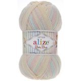 Пряжа Alize BABY BEST BATIK 6655 желт/розовый (5 мотков)