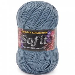 Пряжа Color City СОФИТ 2601 серо-голубой (5 мотков)