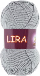 Пряжа Vita cotton LIRA 5021 т.серебро