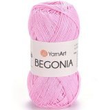 Пряжа Yarnart BEGONIA 0319 розовый (5 мотков)