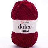 Пряжа Yarnart DOLCE MAXI 752 вишня (2 мотка)