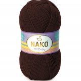 Пряжа Nako ELIT BABY 4367 кофе (5 мотков)