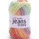 Пряжа Yarnart JEANS CRAZY 8202 зел.бирюза принт (5 мотков)