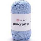 Пряжа Yarnart MACRAME 133 голубой (6 мотков)