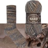 Пряжа Nako BOHO 87728 принт (5 мотков)