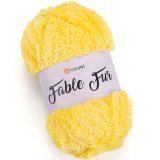Пряжа Yarnart FABLE FUR 984 желтый (5 мотков)
