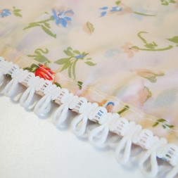 Подклад для вязаной сумки 25*25 см (цветочный)