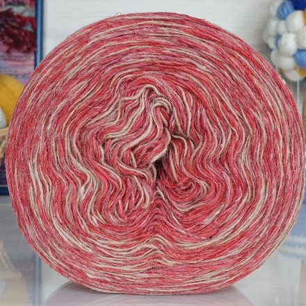 Пряжа Рассказовская АНГОРКА МЕЛАНЖ 16-3 красн/коррал/горчица (2 мотка)